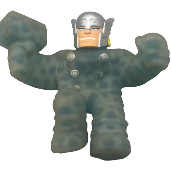 Heroes Of Goo Jit Zu Thor Ultra Powers Avengers 4.5" Action Figure blue READ - Picture 1 of 12